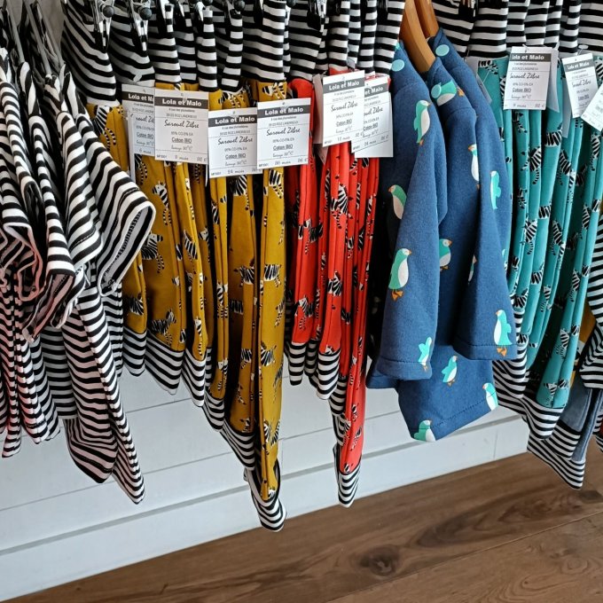 ENSEMBLE ZEBRE MENTHE